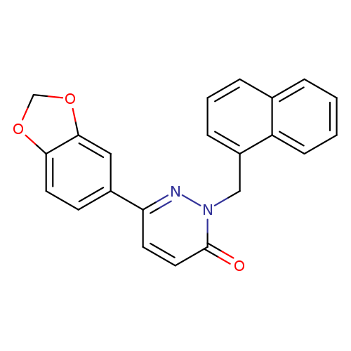 6-(2H-1,3-benzodioxol-5-yl)-2-[(naphthalen-1-yl)methyl]-2,3-dihydropyridazin-3-one