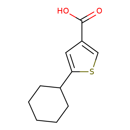 5-cyclohexylthiophene-3-carboxylic acid