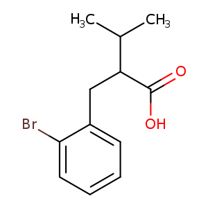 2-[(2-bromophenyl)methyl]-3-methylbutanoic acid