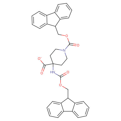 1,4-Piperidinedicarboxylic acid, 4-[[(9H-fluoren-9-ylmethoxy)carbonyl]amino]-, 1-(9H-fluoren-9-ylmethyl) ester