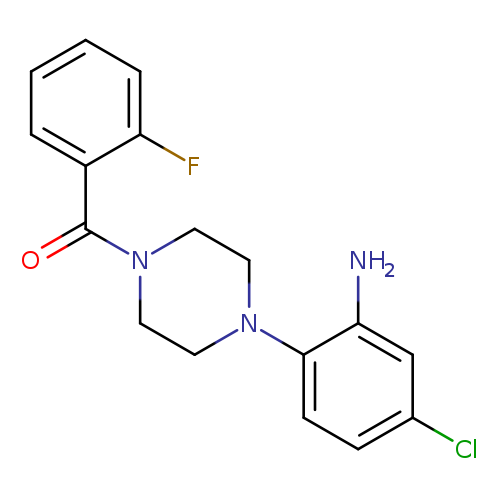 (5-Chloro-2-[4-(2-fluorobenzoyl)piperazin-1-yl]phenyl)amine
