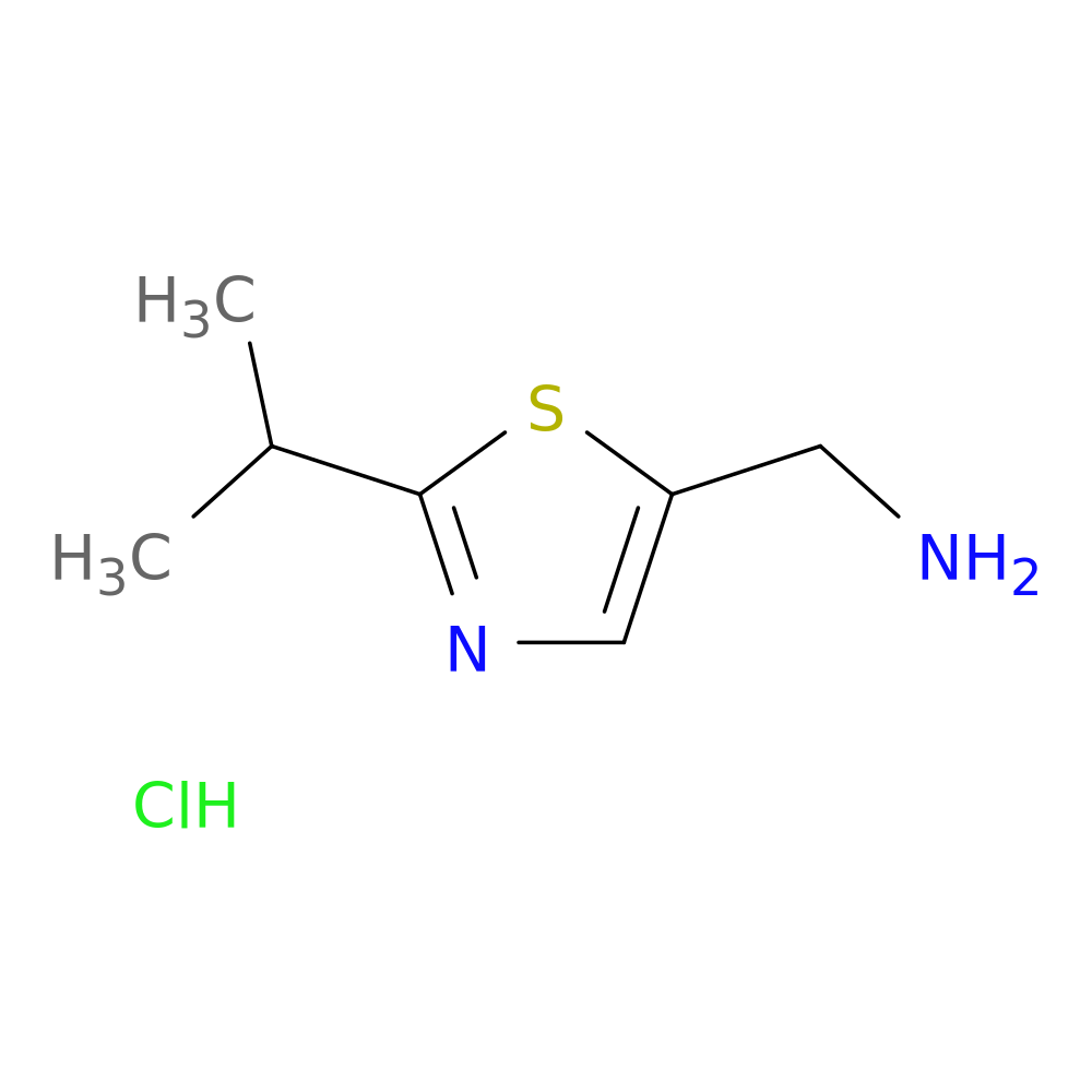 (2-isopropylthiazol-5-yl)methanamine hydrochloride