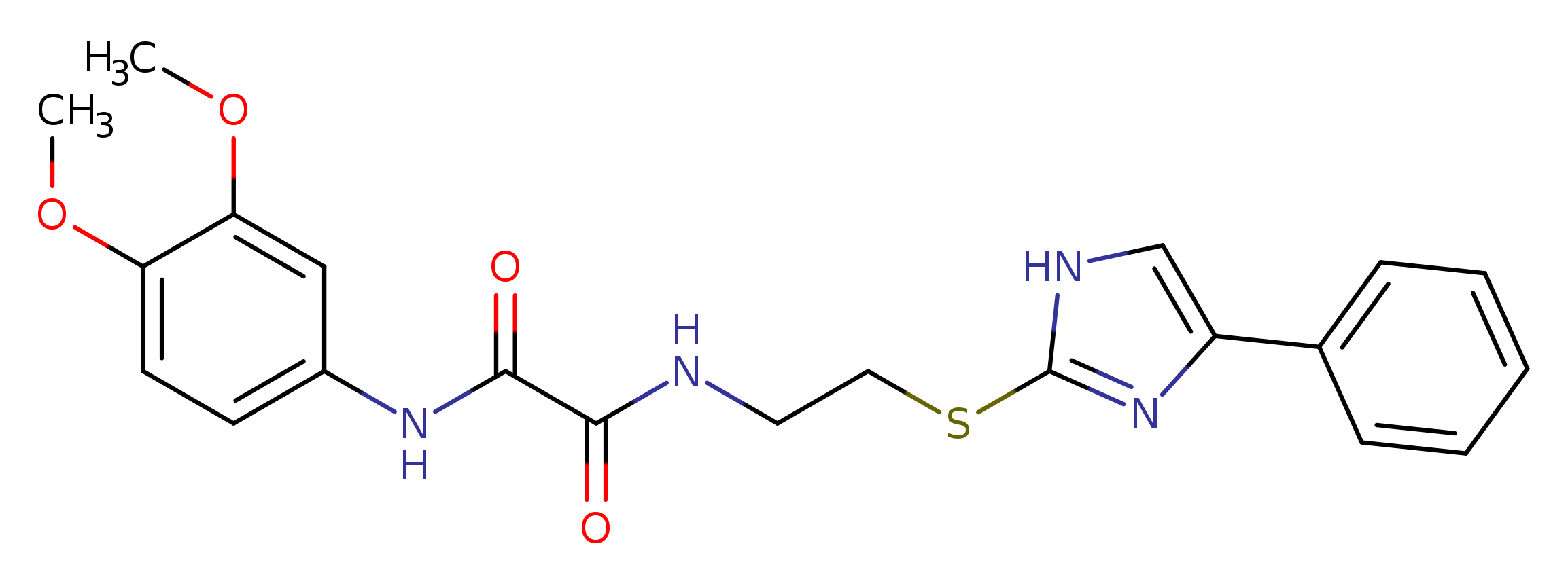 N'-(3,4-dimethoxyphenyl)-N-{2-[(4-phenyl-1H-imidazol-2-yl)sulfanyl]ethyl}ethanediamide