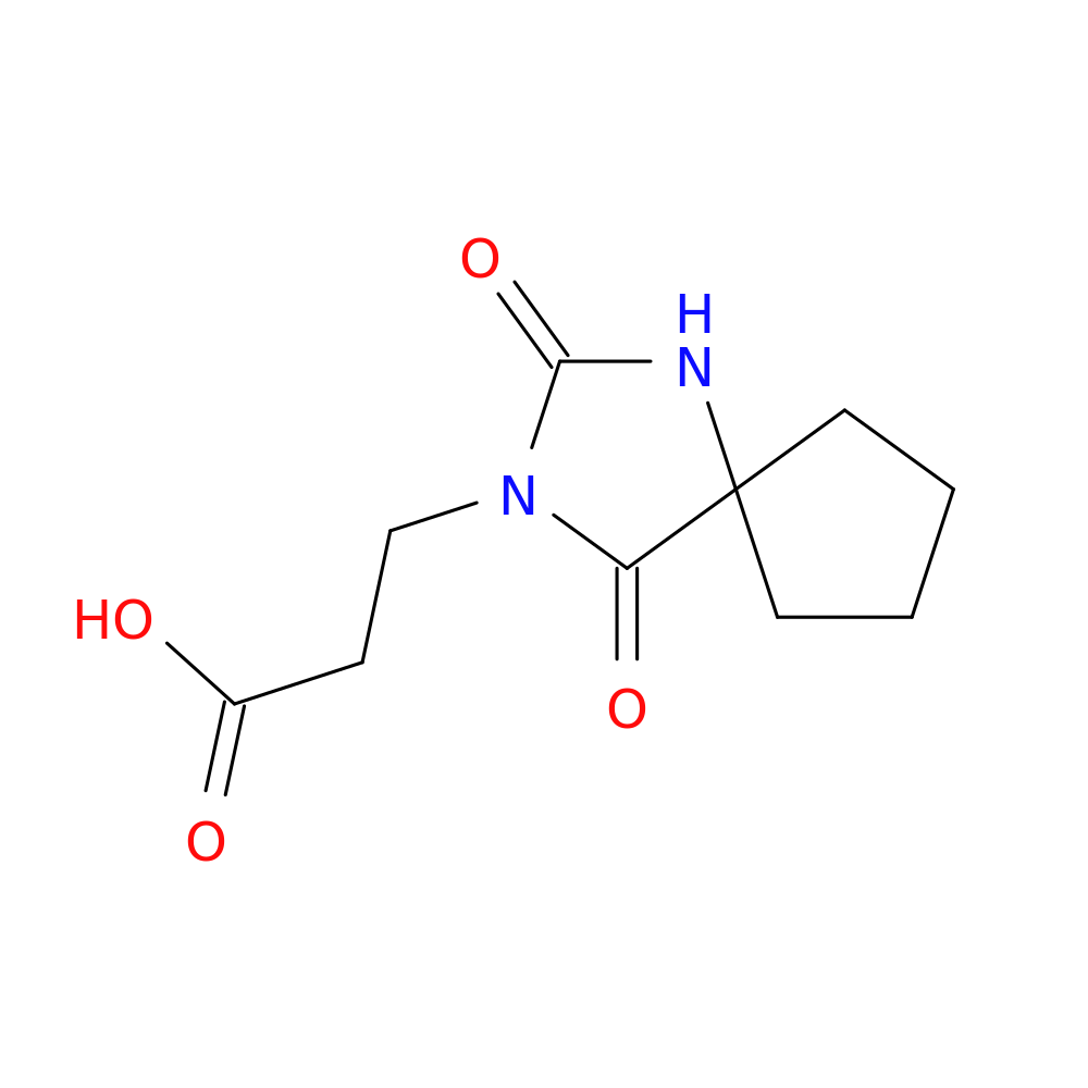 3-(2,4-Dioxo-1,3-diaza-spiro[4.4]non-3-yl)-propionic acid