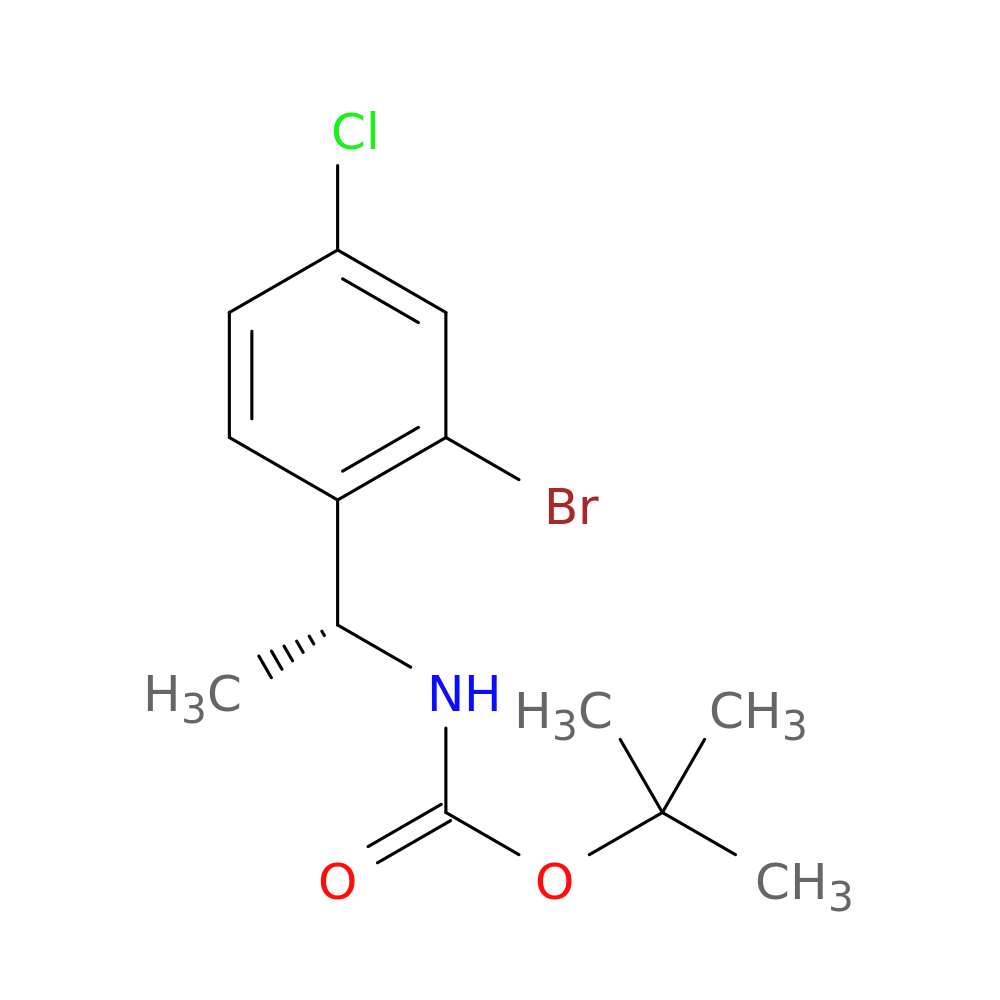 (R)-tert-Butyl (1-(2-bromo-4-chlorophenyl)ethyl)carbamate