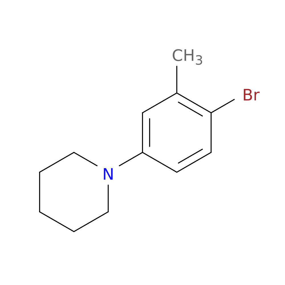 1-(4-Bromo-3-methylphenyl)piperidine