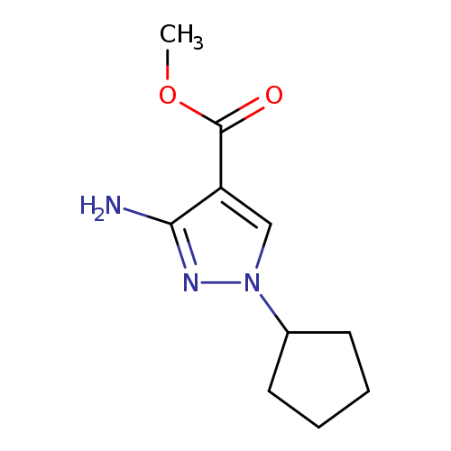 Methyl 3-amino-1-cyclopentyl-1H-pyrazole-4-carboxylate