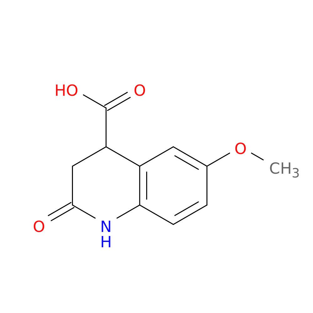 6-Methoxy-2-oxo-1,2,3,4-tetrahydroquinoline-4-carboxylic acid