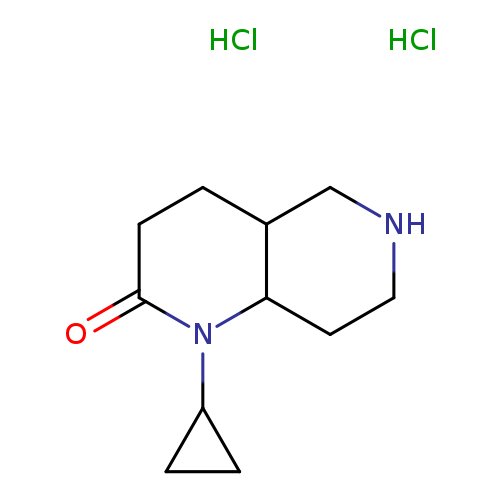 1-Cyclopropyl-decahydro-1,6-naphthyridin-2-one dihydrochloride