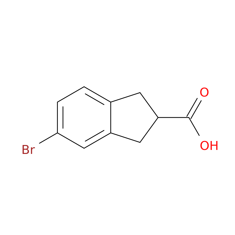 5-Bromo-2,3-dihydro-1H-indene-2-carboxylic acid