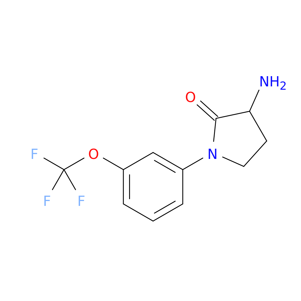 3-amino-1-[3-(trifluoromethoxy)phenyl]pyrrolidin-2-one