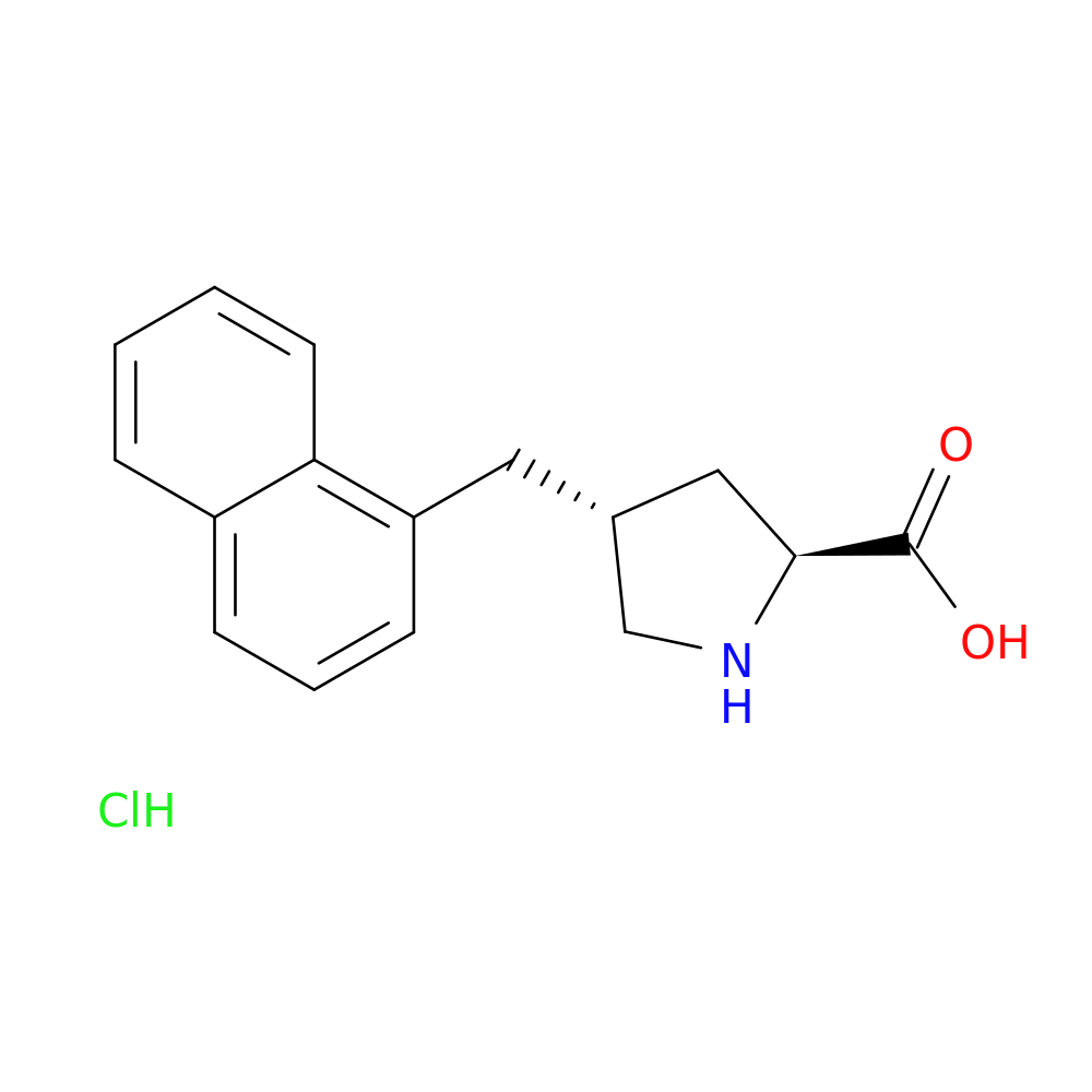 (2S,4R)-4-(Naphthalen-1-ylmethyl)pyrrolidine-2-carboxylic acid hydrochloride