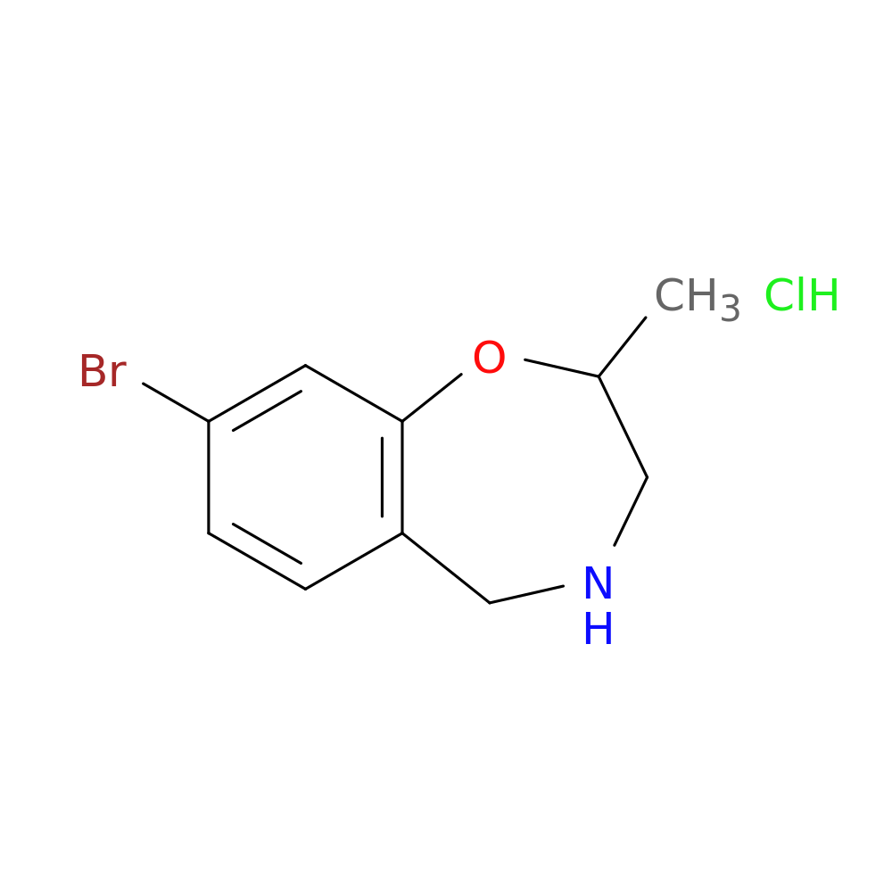 8-bromo-2-methyl-2,3,4,5-tetrahydro-1,4-benzoxazepine hydrochloride