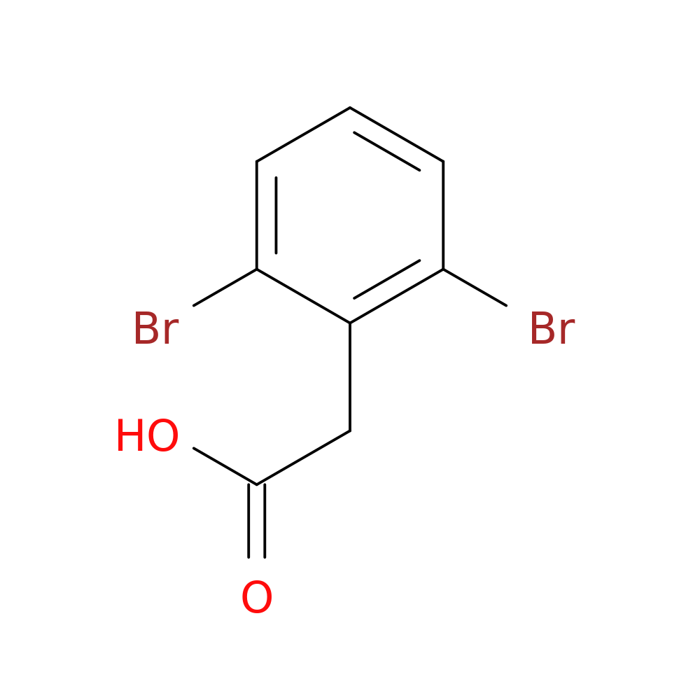 Benzeneacetic acid, 2,6-dibromo-