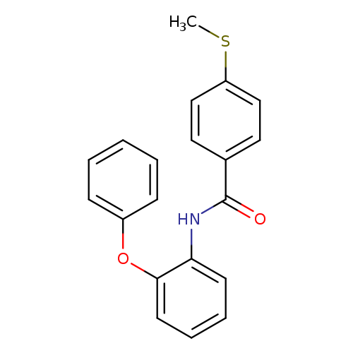 4-(methylsulfanyl)-N-(2-phenoxyphenyl)benzamide