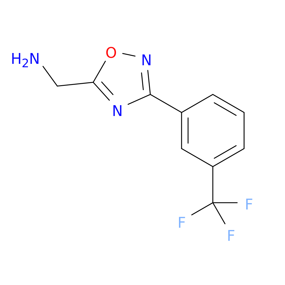 {3-[3-(Trifluoromethyl)phenyl]-1,2,4-oxadiazol-5-yl}methanamine