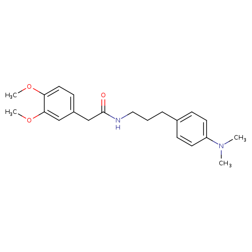 2-(3,4-dimethoxyphenyl)-N-{3-[4-(dimethylamino)phenyl]propyl}acetamide