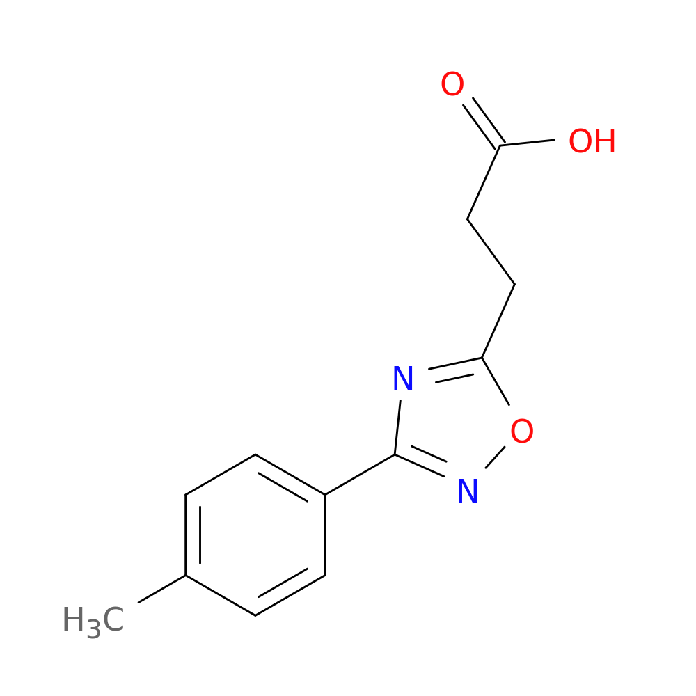 3-[3-(4-methylphenyl)-1,2,4-oxadiazol-5-yl]propanoic acid