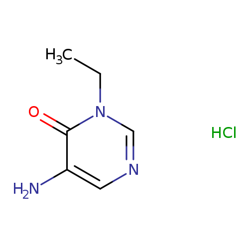 5-amino-3-ethyl-3,4-dihydropyrimidin-4-one hydrochloride