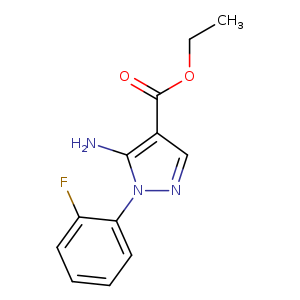 Ethyl 5-amino-1-(2-fluorophenyl)-1H-pyrazole-4-carboxylate