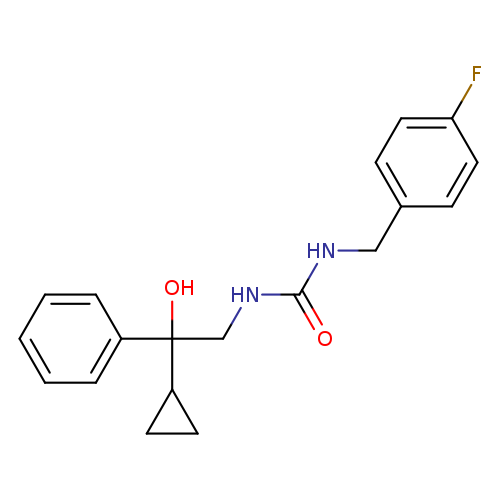 3-(2-cyclopropyl-2-hydroxy-2-phenylethyl)-1-[(4-fluorophenyl)methyl]urea