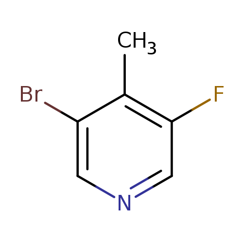 3-Bromo-5-fluoro-4-methylpyridine
