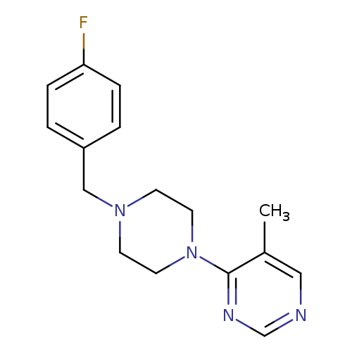 4-{4-[(4-fluorophenyl)methyl]piperazin-1-yl}-5-methylpyrimidine