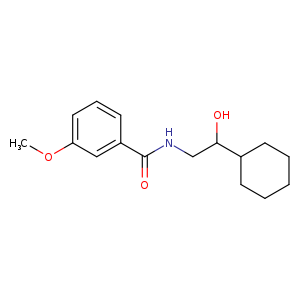 N-(2-cyclohexyl-2-hydroxyethyl)-3-methoxybenzamide