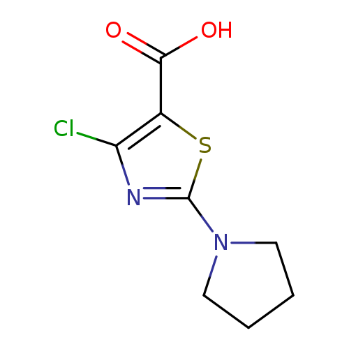 4-Chloro-2-(pyrrolidin-1-yl)thiazole-5-carboxylic acid