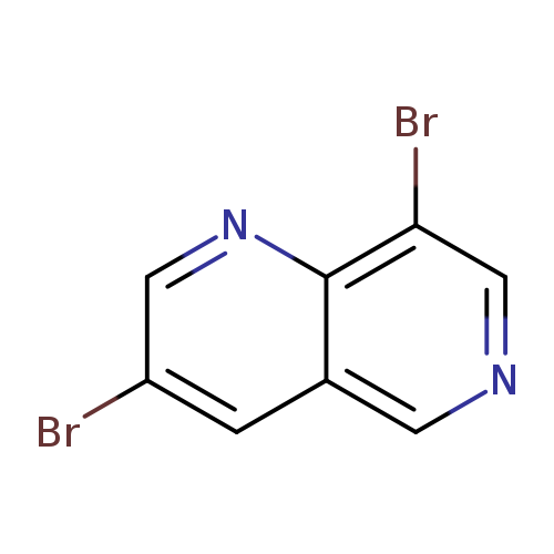 1,6-Naphthyridine, 3,8-dibromo-