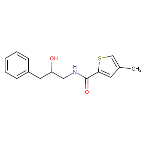 N-(2-hydroxy-3-phenylpropyl)-4-methylthiophene-2-carboxamide