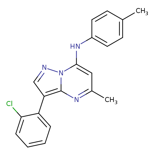3-(2-chlorophenyl)-5-methyl-N-(4-methylphenyl)pyrazolo[1,5-a]pyrimidin-7-amine