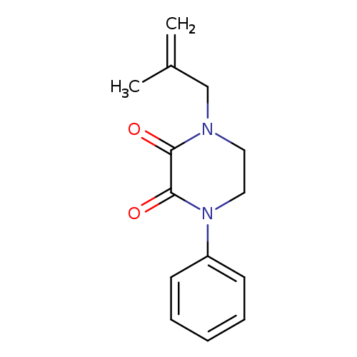 1-(2-methylprop-2-en-1-yl)-4-phenylpiperazine-2,3-dione