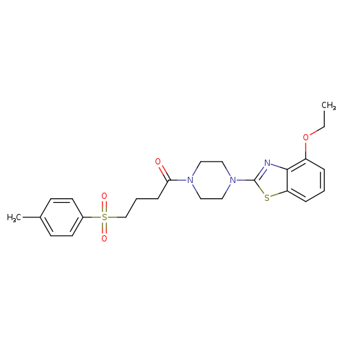 1-[4-(4-ethoxy-1,3-benzothiazol-2-yl)piperazin-1-yl]-4-(4-methylbenzenesulfonyl)butan-1-one