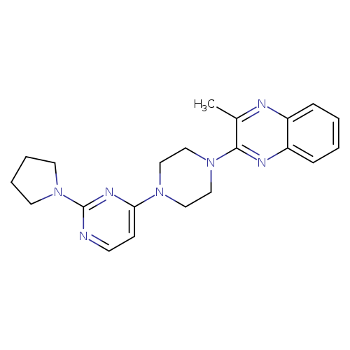 2-methyl-3-{4-[2-(pyrrolidin-1-yl)pyrimidin-4-yl]piperazin-1-yl}quinoxaline