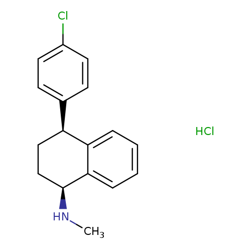 rac-cis-3-Dechloro Sertraline Hydrochloride
