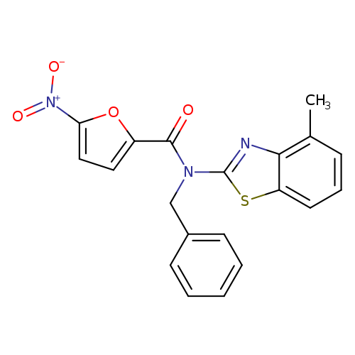 N-benzyl-N-(4-methyl-1,3-benzothiazol-2-yl)-5-nitrofuran-2-carboxamide