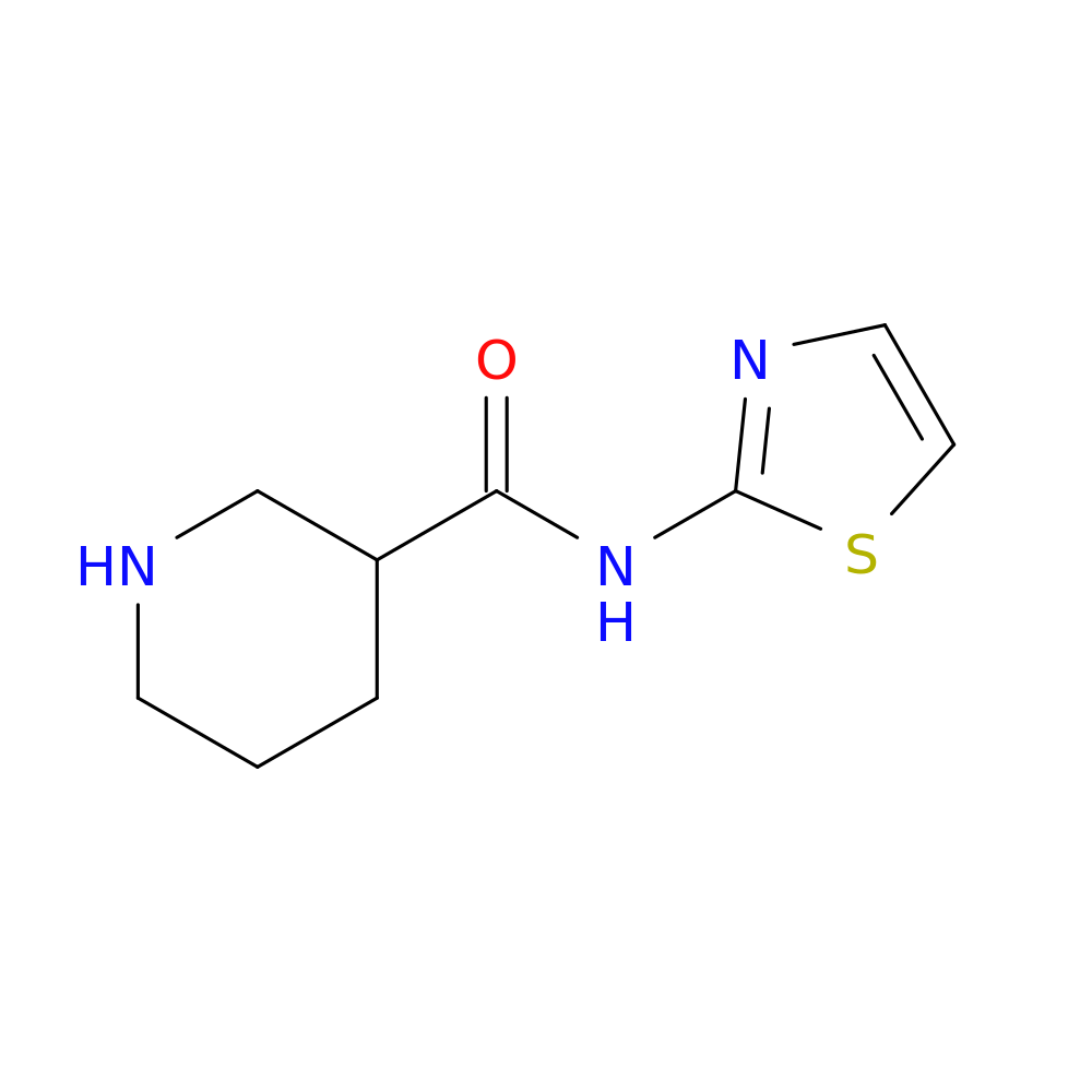 N-(1,3-thiazol-2-yl)piperidine-3-carboxamide
