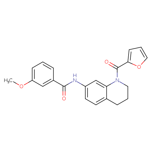 N-[1-(furan-2-carbonyl)-1,2,3,4-tetrahydroquinolin-7-yl]-3-methoxybenzamide