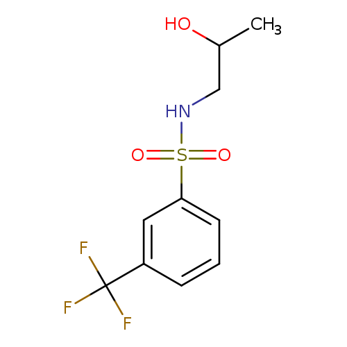 N-(2-hydroxypropyl)-3-(trifluoromethyl)benzenesulfonamide