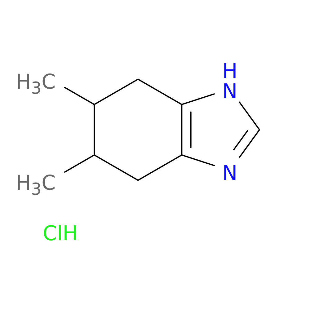 5,6-dimethyl-4,5,6,7-tetrahydro-1H-1,3-benzodiazole hydrochloride