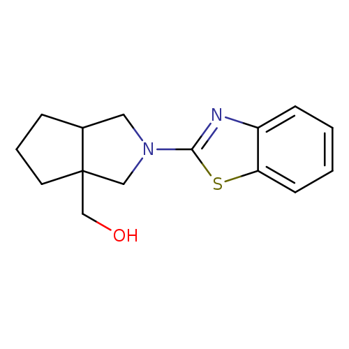 [2-(1,3-benzothiazol-2-yl)-octahydrocyclopenta[c]pyrrol-3a-yl]methanol