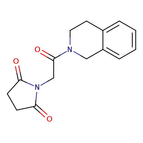 1-[2-oxo-2-(1,2,3,4-tetrahydroisoquinolin-2-yl)ethyl]pyrrolidine-2,5-dione