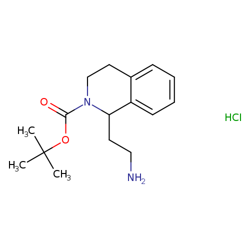 tert-butyl 1-(2-aminoethyl)-1,2,3,4-tetrahydroisoquinoline-2-carboxylate hydrochloride
