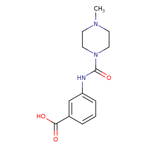 3-(4-methylpiperazine-1-carboxamido)benzoic acid
