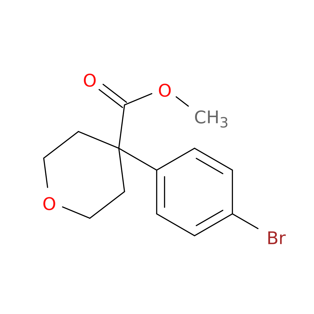 Methyl 4-(4-Bromophenyl)Tetrahydro-2H-Pyran-4-Carboxylate