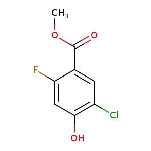 METHYL 5-CHLORO-2-FLUORO-4-HYDROXYBENZOATE