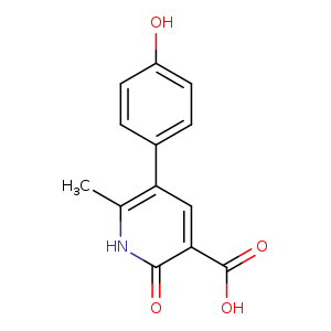 5-(4-hydroxyphenyl)-6-methyl-2-oxo-1,2-dihydropyridine-3-carboxylic acid