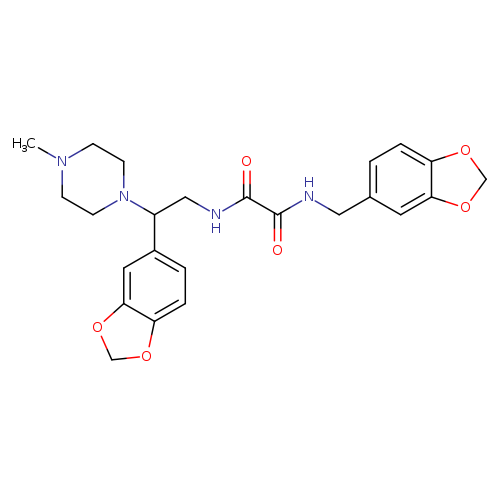 N'-[2-(2H-1,3-benzodioxol-5-yl)-2-(4-methylpiperazin-1-yl)ethyl]-N-[(2H-1,3-benzodioxol-5-yl)methyl]ethanediamide
