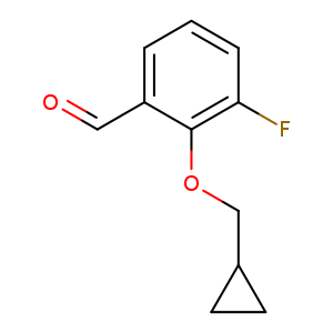 2-(Cyclopropylmethoxy)-3-fluorobenzaldehyde